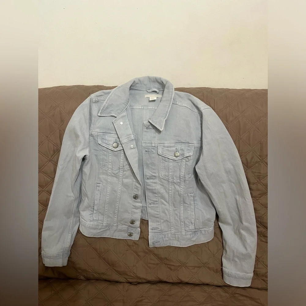 H&M 4 Pockets light blue Jacket size 10